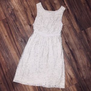 Classic Ivory Lace Dress